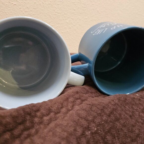 Pair of nesting coffee cups - a perfect couple's gift! - Picture 2 of 3
